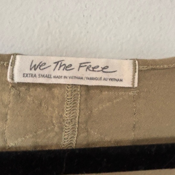 We The Free Khaki Short Sleeve Top - Picture 3 of 5